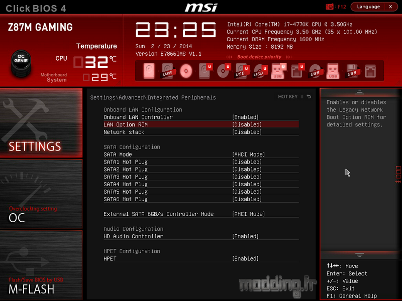 Bios MSI Z87M 06
