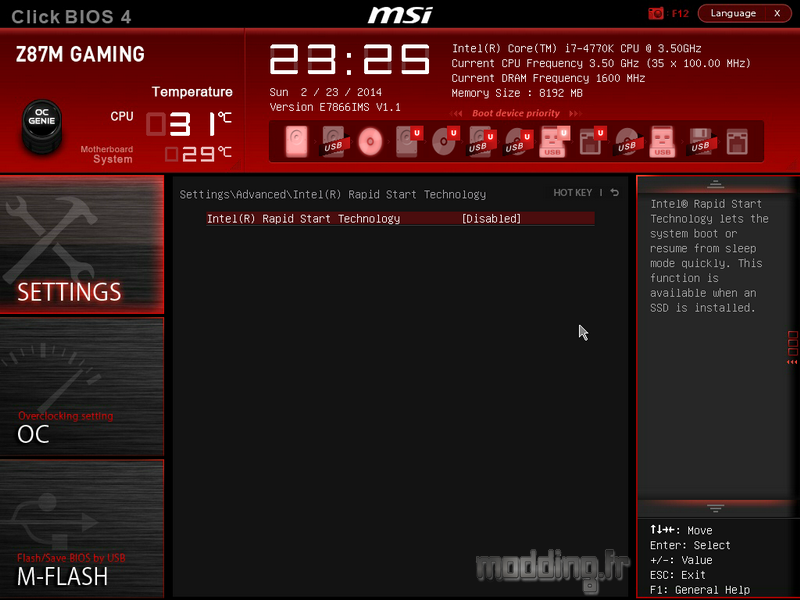 Bios MSI Z87M 08