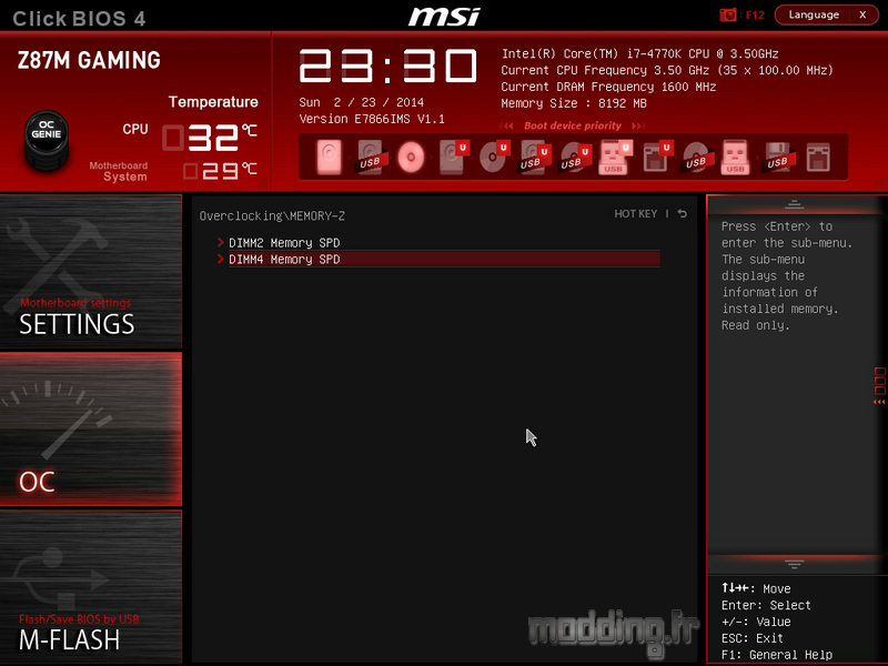 Bios MSI Z87M 28