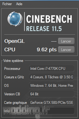 cinebench R11.5 OC
