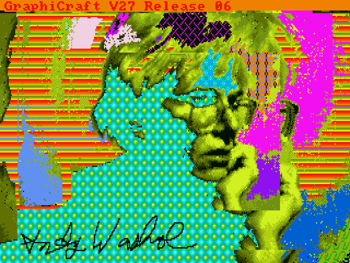 Andy Warhol faisait mumuse sur Amiga...