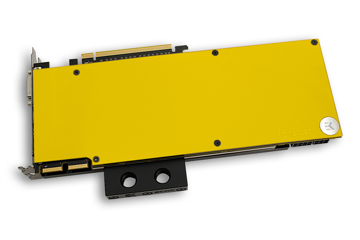 Les backplates EKWB EX-FC prennent des couleurs