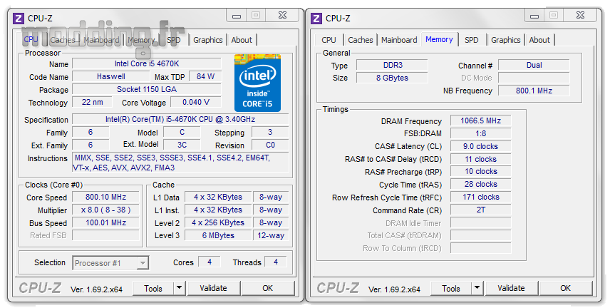 MPower Max CPU-Z @ Stock