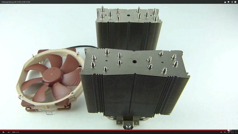 Unboxing Noctua NH U12S et NH U14S