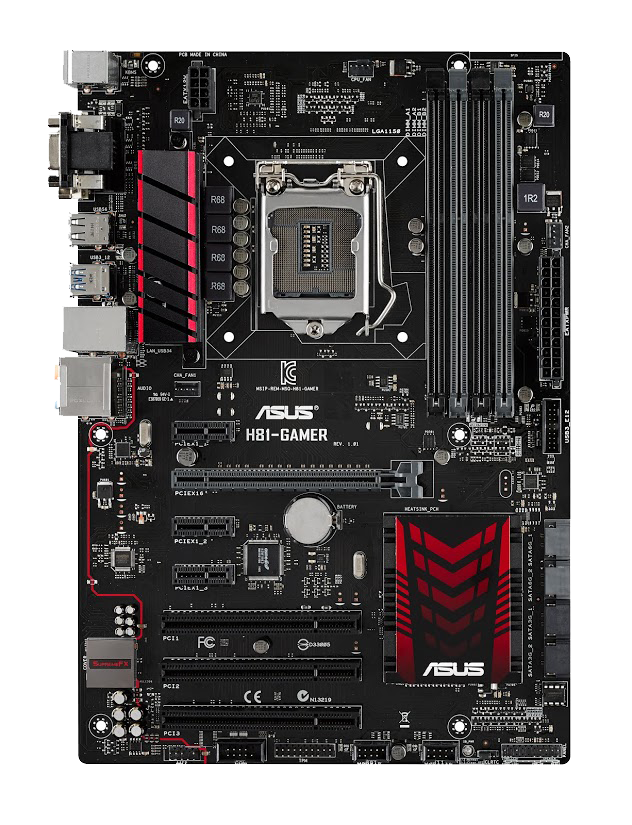 Nouvelle carte mère gamer chez ASUS, la H81-Gamer