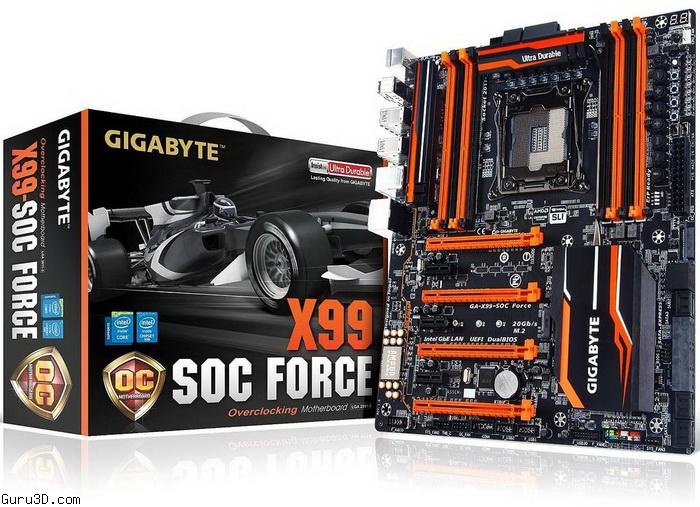 Photo de la Gigabyte X99 SOC