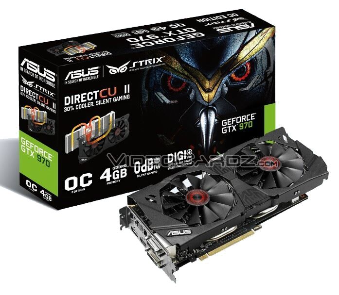 ASUS GeForce GTX 970 STRIX en photos