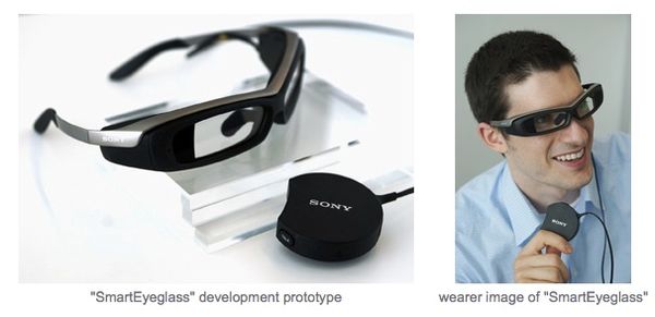 Sony propose des lunettes de piscine...