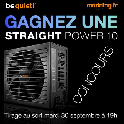 terminé / Gagnez une alimentation be quiet! Straight Power 10 CM 800W 