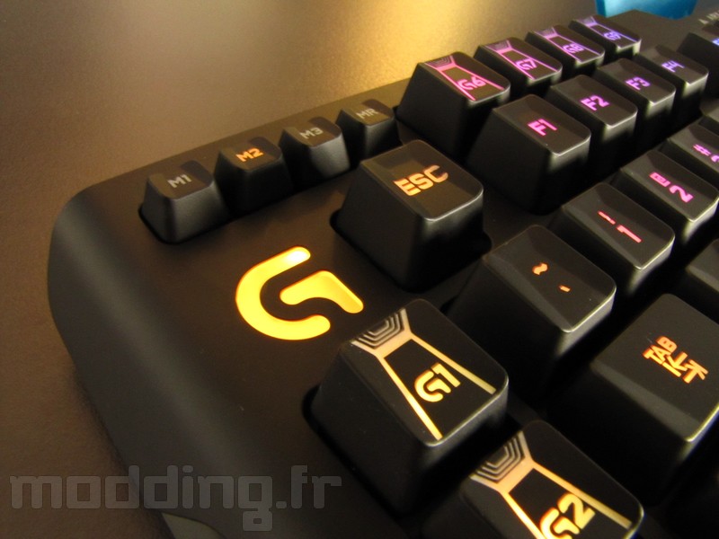 Exclue du soir... Le clavier G910 de LOGITECH en photos