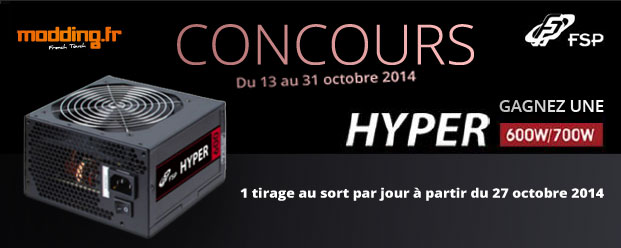 [CONCOURS FSP] Le 1er gagnant d'une alimentation Hyper 600W...  