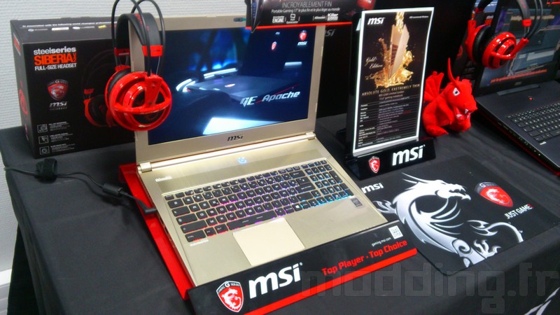 MSI nous présente sa nouvelle gamme de portable gamers