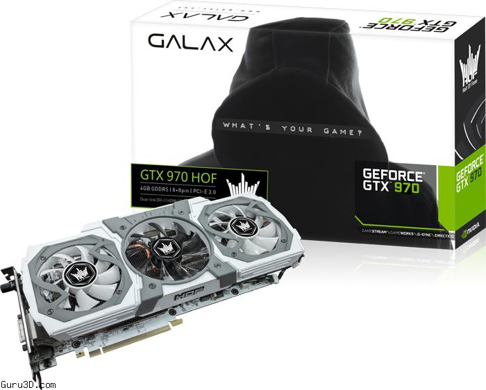 GALAX Hall of Fame GTX 970 et 980