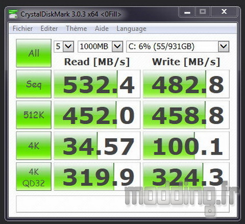 Evo 1 To CrystalDiskMark