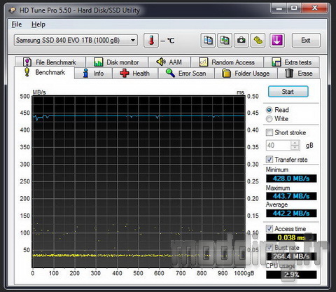 Evo 1 To HD Tune 01