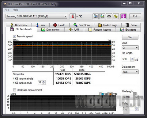 Evo 1 To HD Tune 02