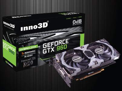 Inno3D annonce la première GeForce GTX 960 avec 4 Go