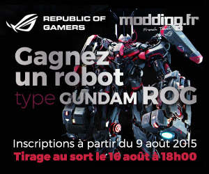 [CONCOURS] Le robot gundam ROG a trouvé un papa...