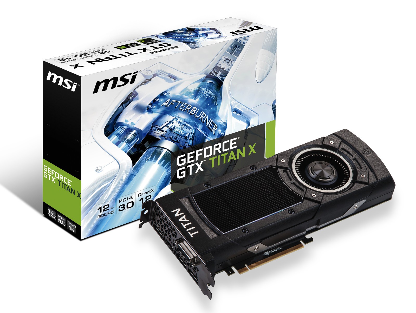 MSI présente sa carte graphique GeForce GTX TITAN X