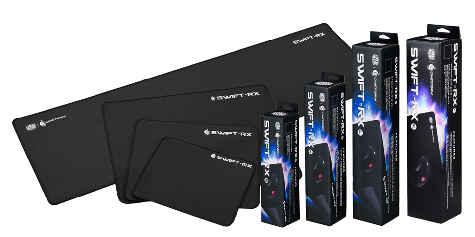 Tapis de souris gamer chez CoolerMaster, le Swift-RX