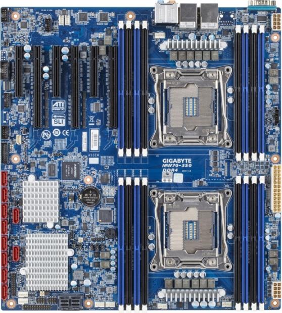 La nouvelle MW70-3S0 de GIGABYTE gère 2 CPU, 3 GPU et une flopée de disques durs SAS