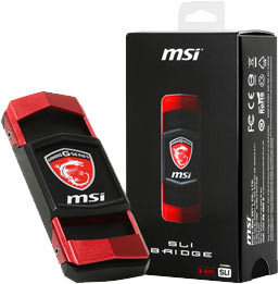 MSI annonce des ponts SLI pour les GTX9**