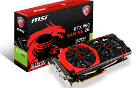 MSI présente ses nouvelles cartes graphiques GTX 950