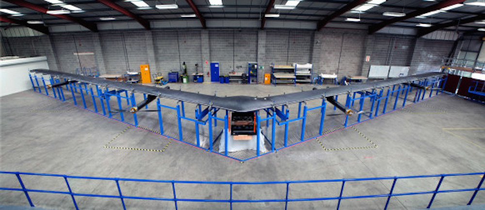 Facebook prépare des drones de 42m d'envergure