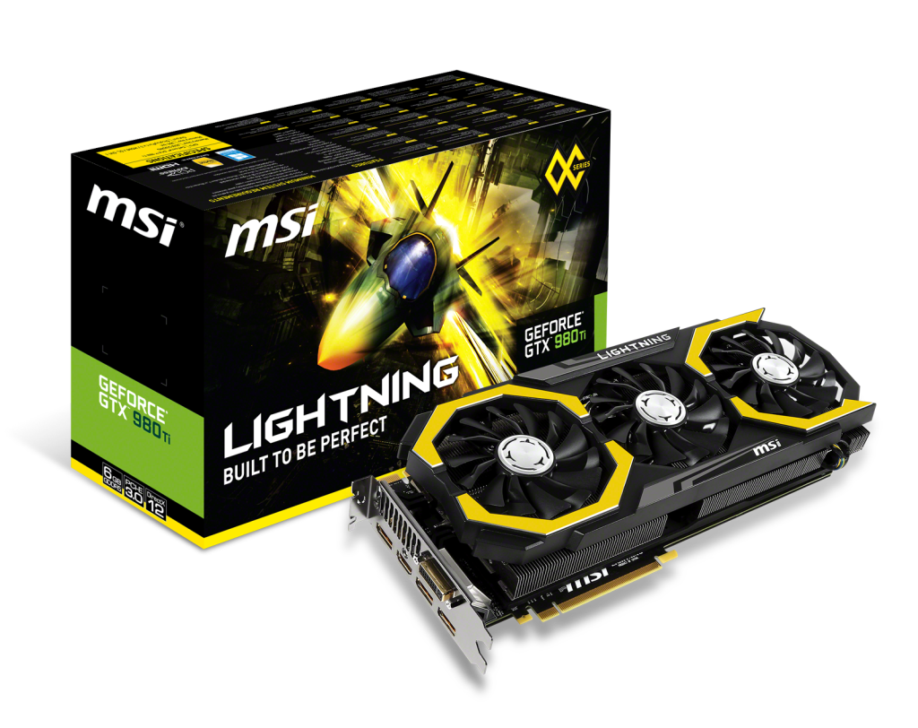 La nouvelle carte graphique MSI GTX 980Ti Lightning