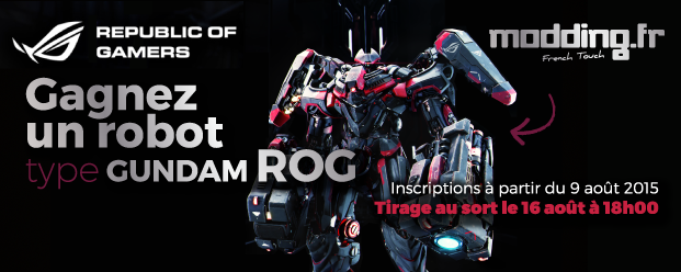 [CONCOURS] Et si vous gagniez un robot Gundam ROG ?