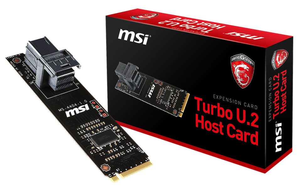 MSI dévoile sa Turbo U.2 Host Card