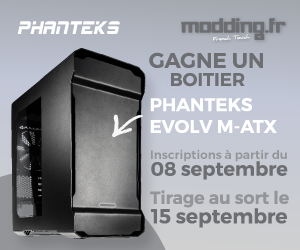 [CONCOURS] Cette semaine on gagne un boitier Phanteks Evolv M-ATX.