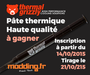 [CONCOURS] Gagnez un tube de pâte thermique THERMAL GRIZZLY Kryonaut.