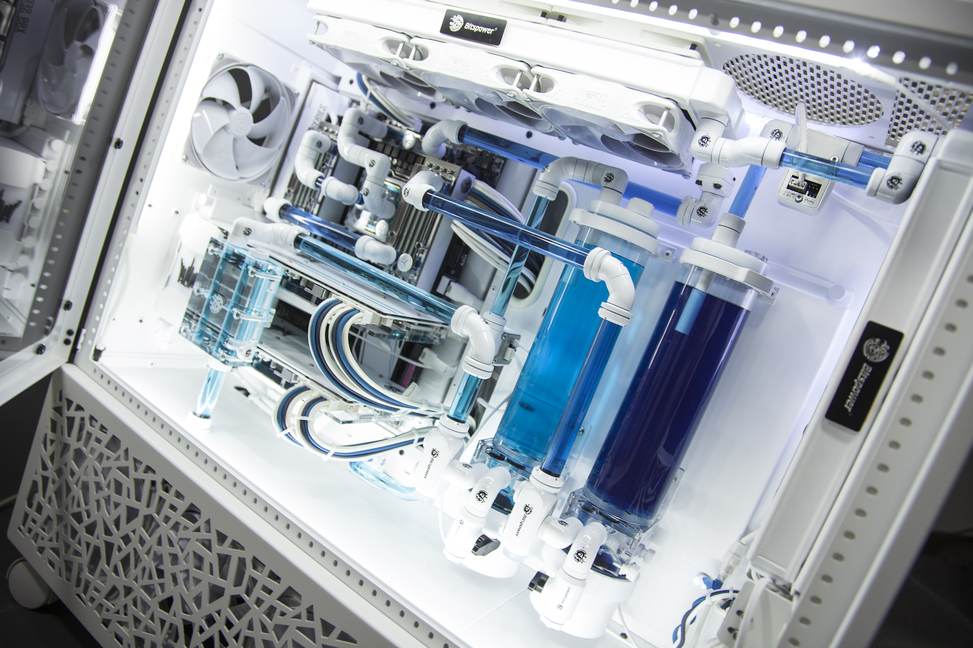 Un joli projet en blanc et bleu