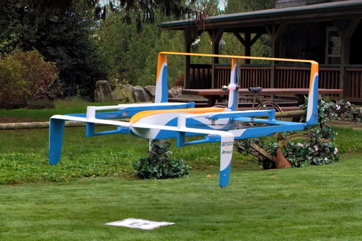 Amazon présente son nouveau drone de livraison