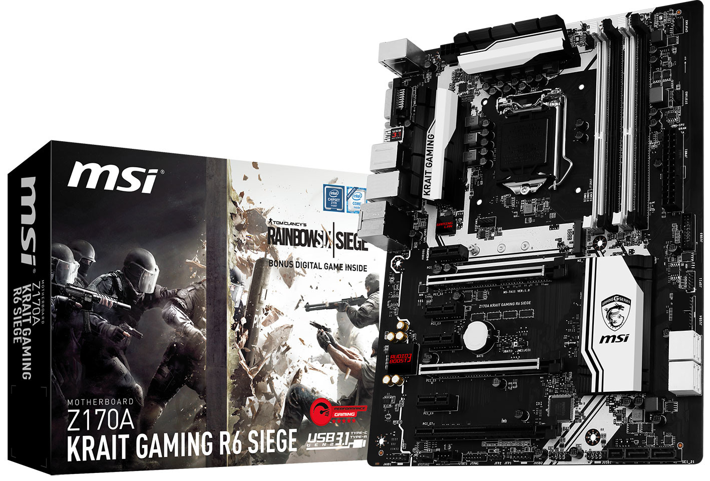 MSI annonce une carte mère Rainbow 6 Siège