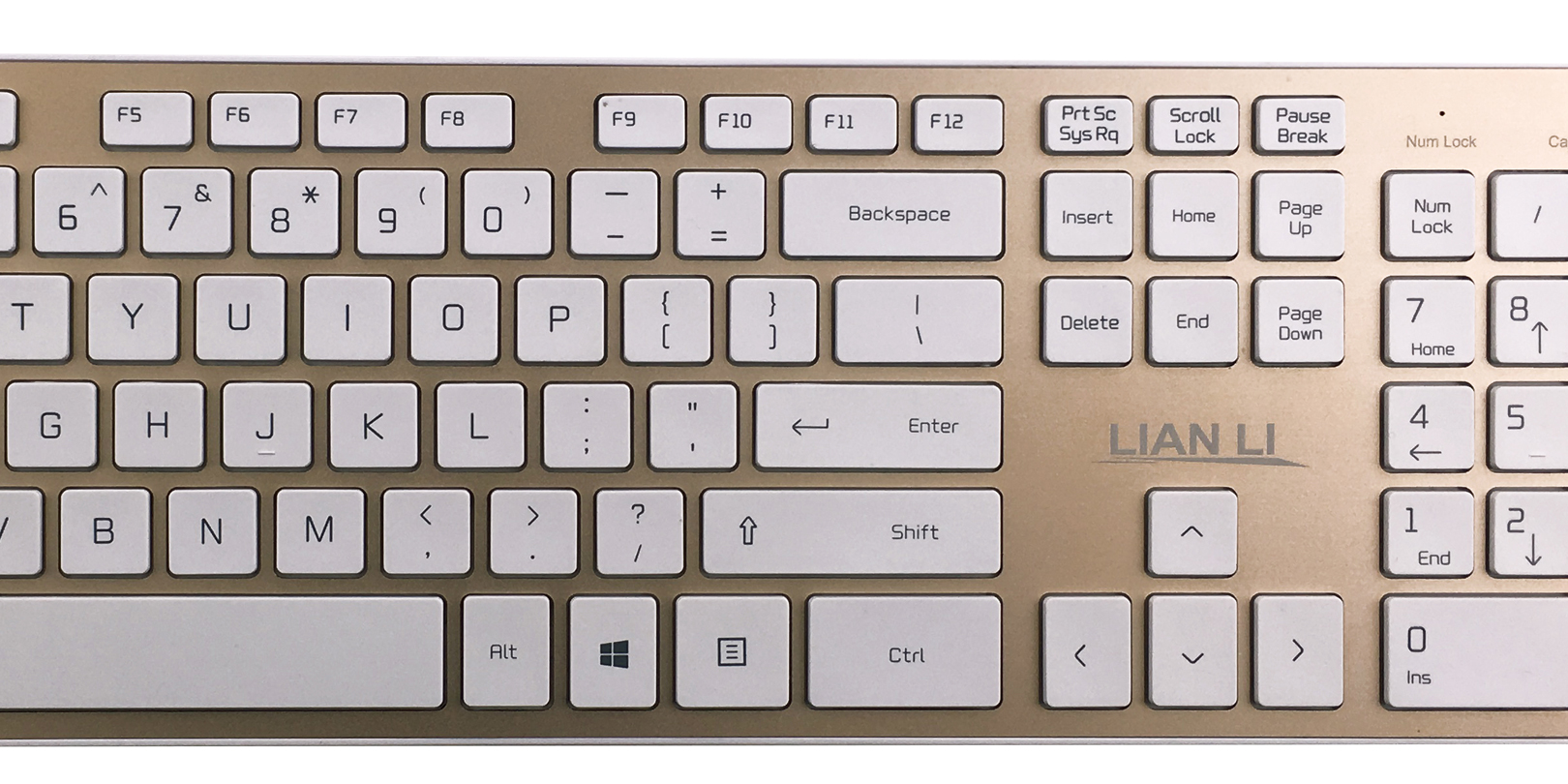 Lian Li se lance dans le clavier en alu