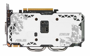 Asus Echelon GTX 950 Limited Edition Artic Camo Backplate