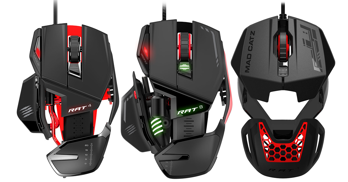 Mad Catz annonce une nouvelle gamme de RAT