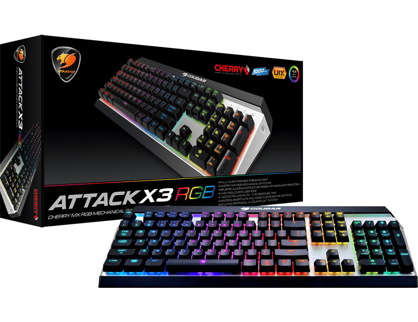 Cougar annonce un clavier RGB pour noël