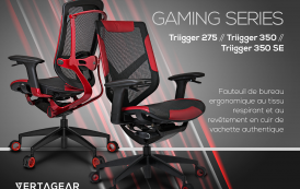 Vertagear annonce trois nouveaux fauteuils gaming