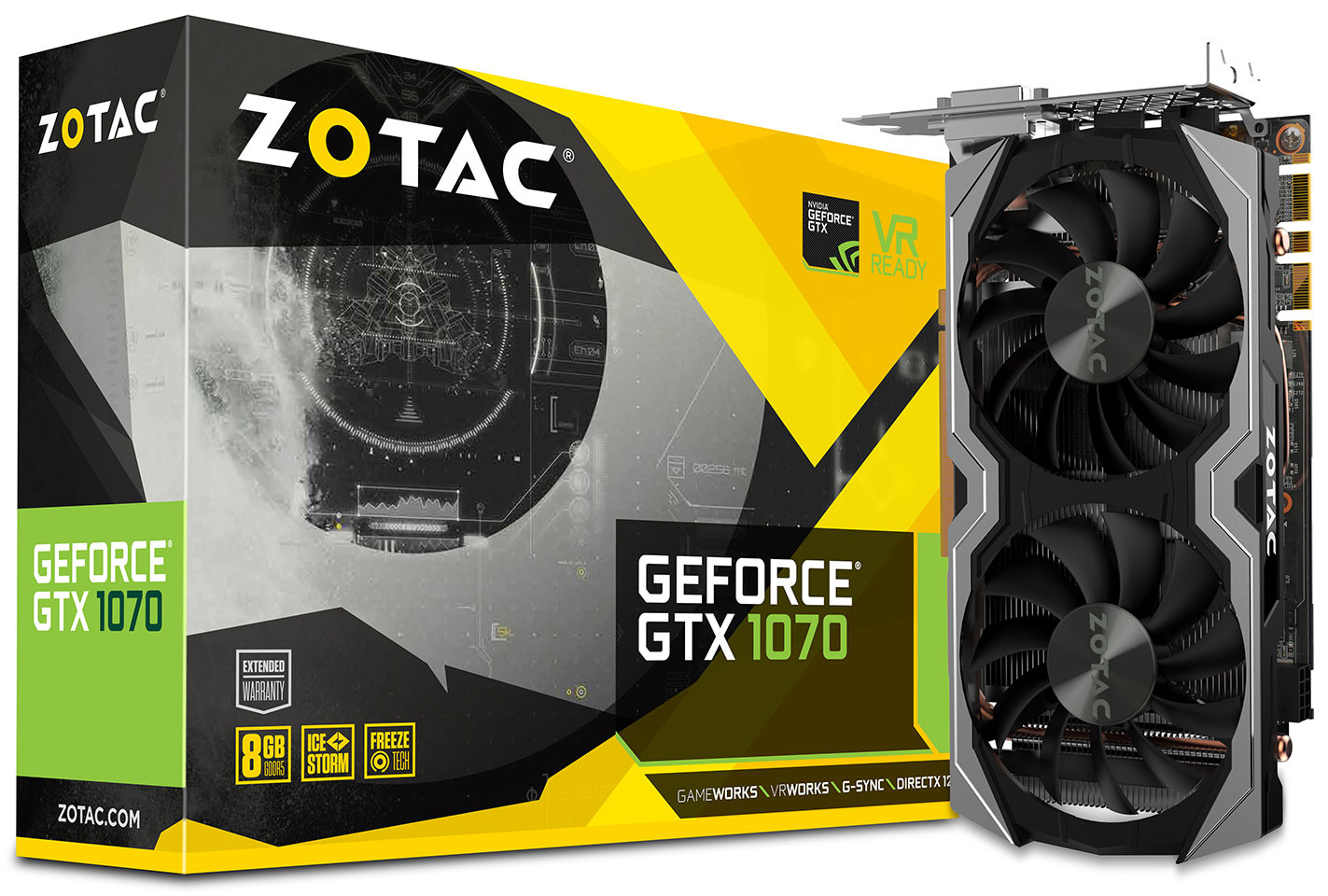 Une 1070 de 17cm chez ZOTAC