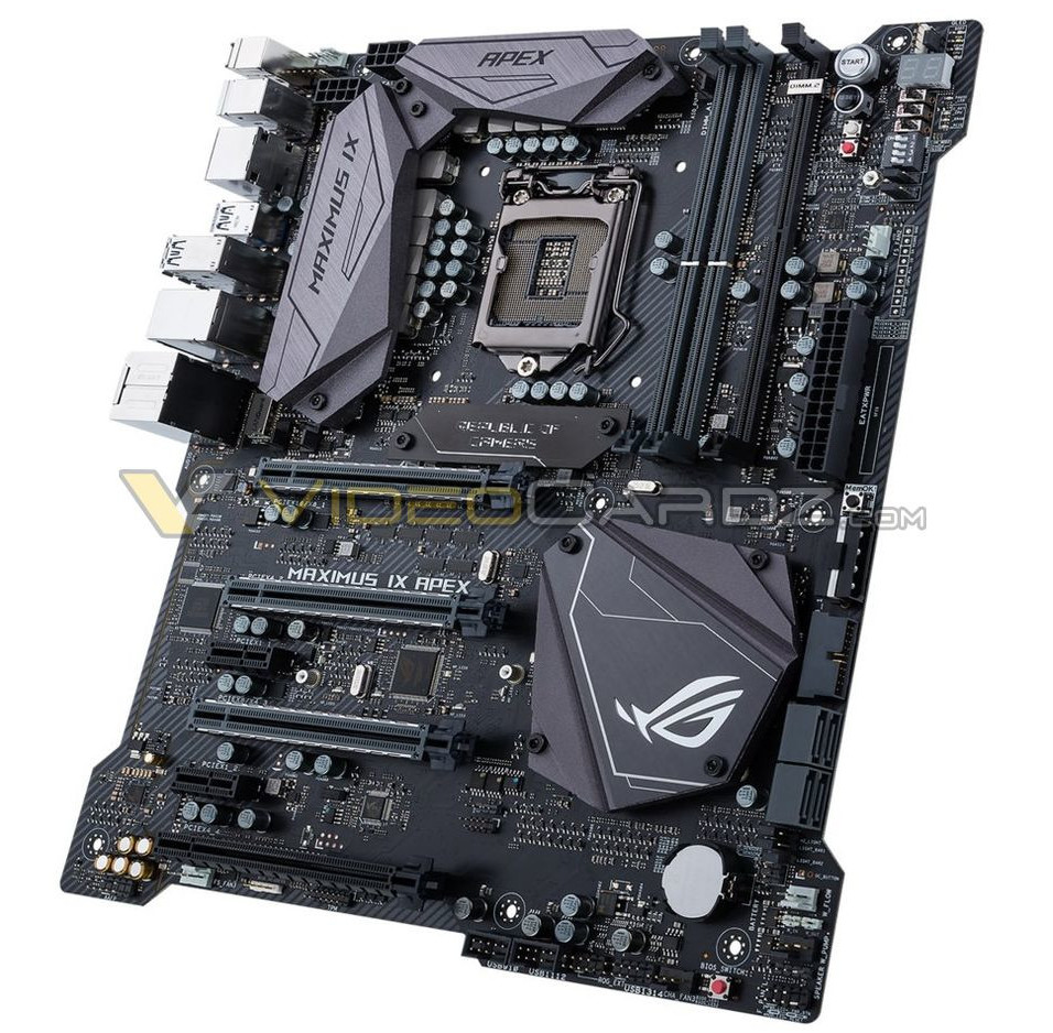 ASUS dévoile sa ROG Maximus IX Apex en photos