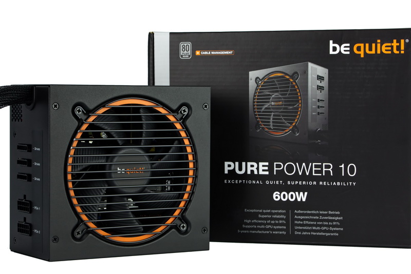 [TEST] Alimentation Bequiet! Pure Power 10 CM 600W