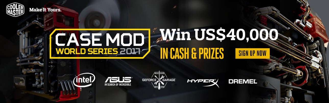 Cooler Master annonce le Case Mod World Series 2017