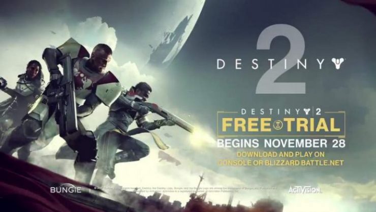 Essayez  Destiny 2 gratuitement!