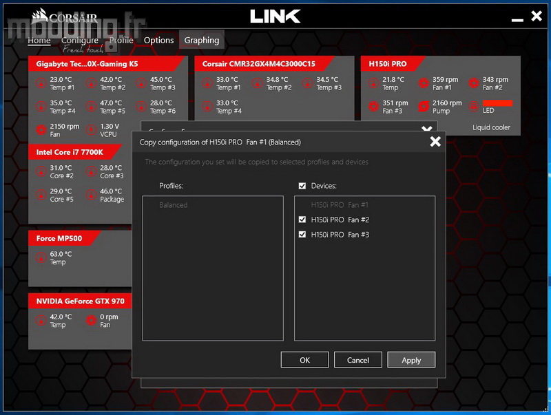 H150i Pro RGB Log 18