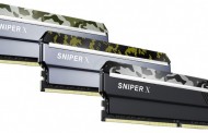 G.Skill Sniper X: Nouvelle gamme de mémoire DDR4 avec un design camouflage