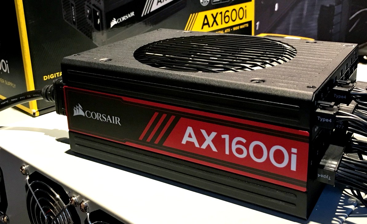 Corsair dévoile une Alimentation de 1600W