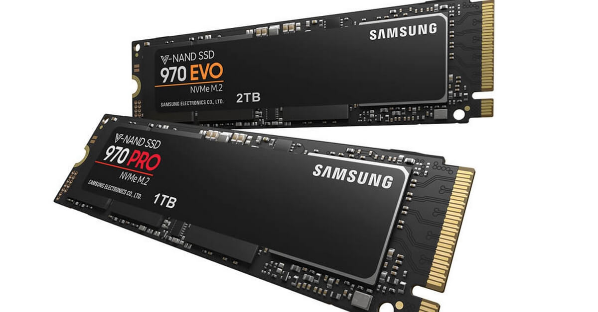 Samsung annonce les SSD M.2 NVMe 970 PRO et 970 EVO
